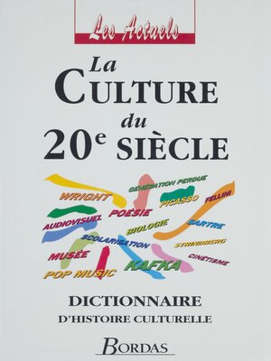 cover image of La Culture du XXe siècle